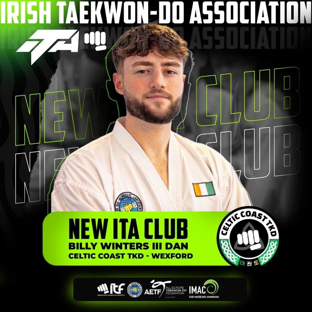 Mr. Billy Winters III Dan — Celtic Coast TKD